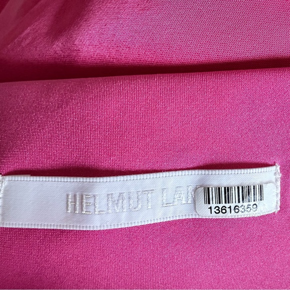 Helmut Lang Pink Wrap-Effect Satin Sash Slip Top Size 4 - 41276 - Picture 7 of 10